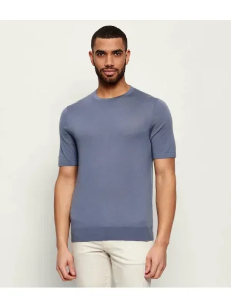 TIGER OF SWEDEN De lână pulover Connor albastru