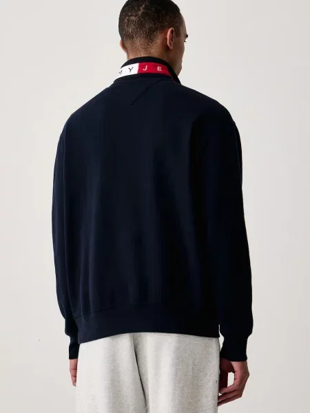 Tommy Jeans bluza z bawełną granatowa