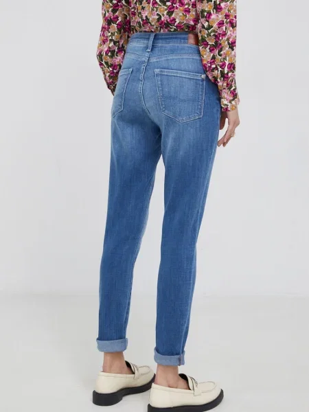 Džíny Pepe Jeans Dion high waist modré