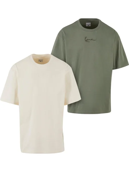 Karl Kani Tricou verde alb