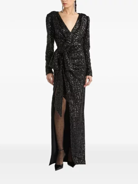Lung rochie Balmain negru