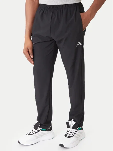 Adidas Pantaloni trening Training Essentials Holiday negru