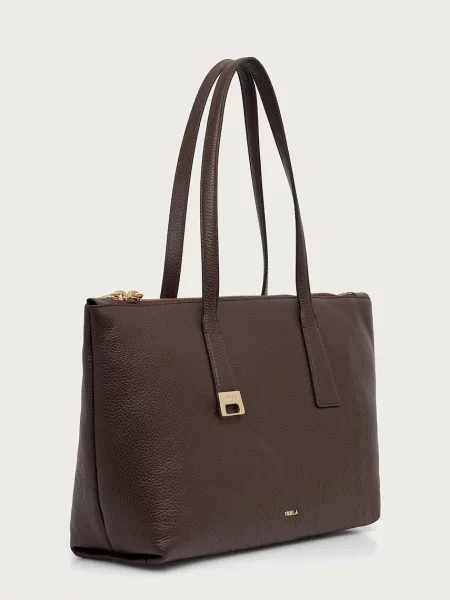 Кожаная сумка шоппер Furla