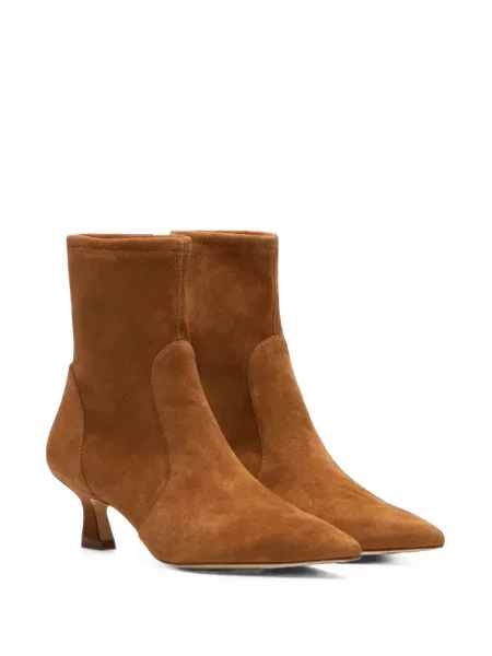Cizme scurte Stuart Weitzman maro