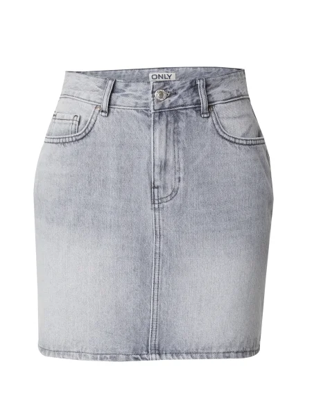 ONLY Fustă ONLSTELLA denim gri