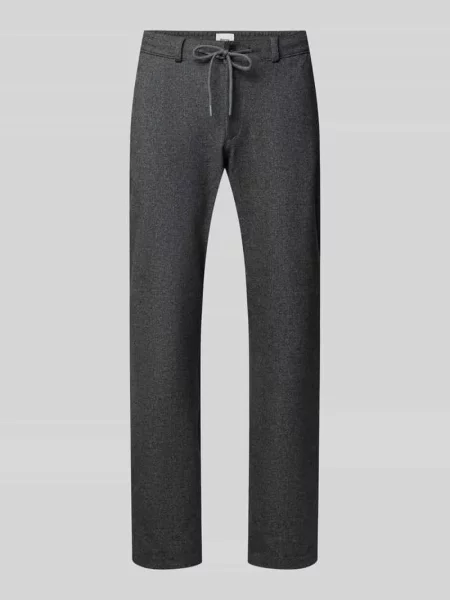Spodnie materiałowe w kroju slim fit z z tyłu model Phil' Brax