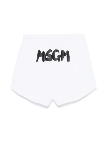 Szorty dziecięce Msgm białe