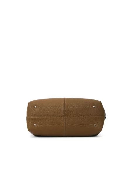 Shopperka Tod's skórzana brązowa