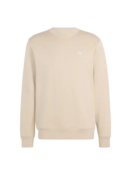 ADIDAS ORIGINALS Μπλούζα φούτερ Trefoil Essentials μπεζ λευκό