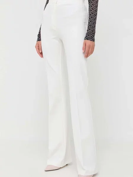 Pinko pantaloni alb