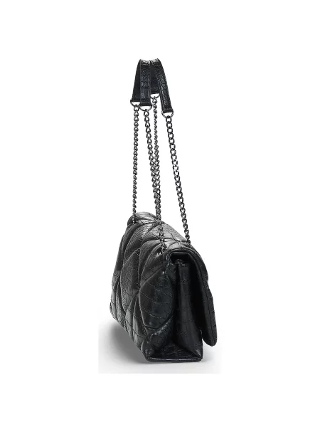 Geanta crossbody Love Moschino din piele negru