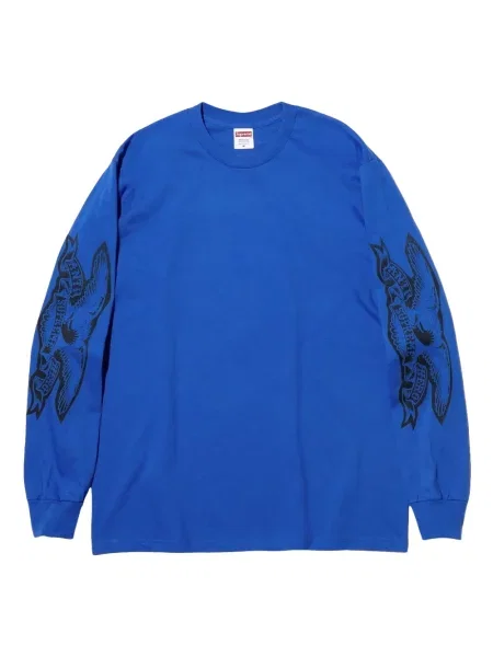 Tricou Supreme lung albastru