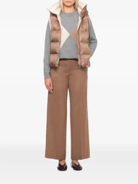 Colier Peserico cu model argyle gri