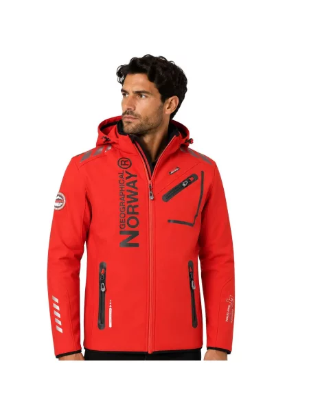 Turystyczna kurtka softshell GEOGRAPHICAL NORWAY ROYAUTE ASS A czarna