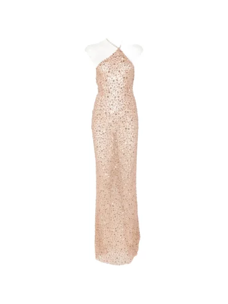 Rochie maxi The New Arrivals Ilkyaz Ozel cu paiete cu gât halter