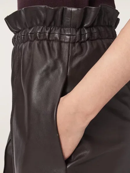 Кожаные брюки Allsaints