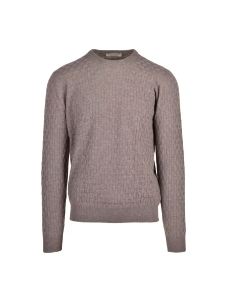 Sweter Filippo De Laurentiis wełniany beżowy