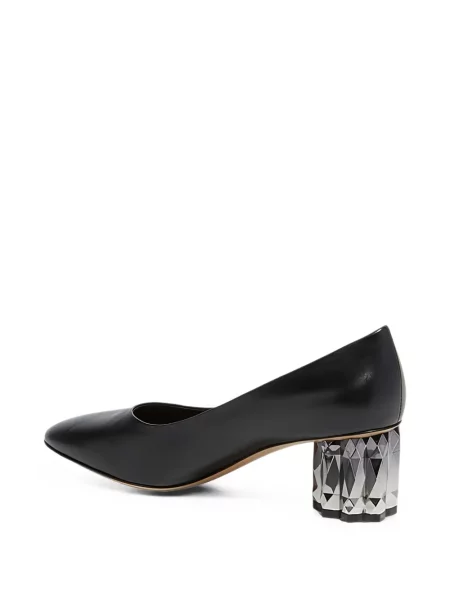 Pantofi cu toc Ferragamo din piele negru