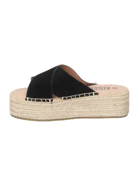 Espadrilky Kissia čierna