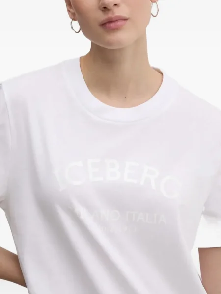 Tricou Iceberg cu imagine alb