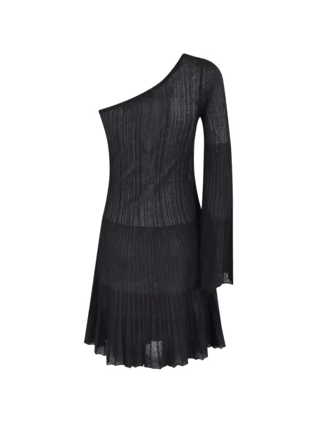 Rochie mini Federica Tosi cu un umăr gol negru