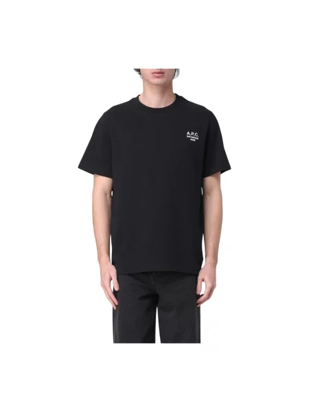 Koszulka A.p.c. z logo czarna