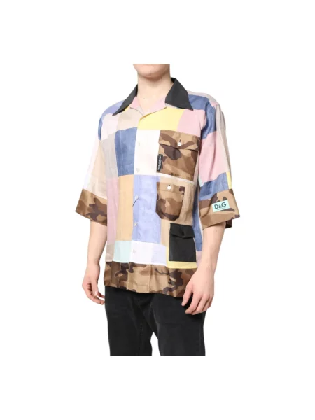 Koszula Dolce And Gabbana casual wełniana