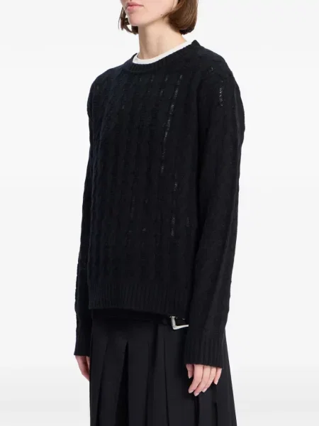 Pulover Ann Demeulemeester de lână negru