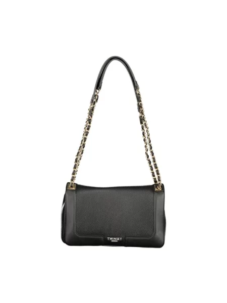 Twinset torebka crossbody z imitacji skóry czarna