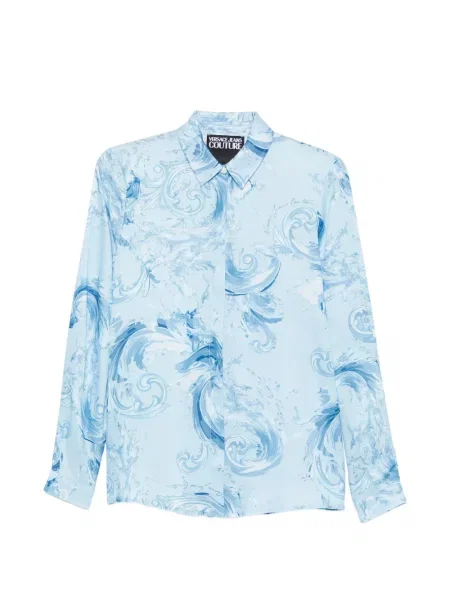 Cămașă Versace Jeans Couture albastru