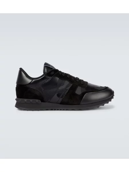 Sneakerși Valentino Garavani din piele negru