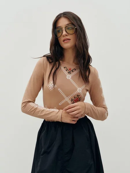 Боді RicaMare бежевий