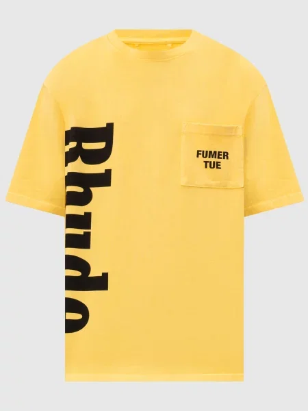 Футболка з Rhude жовта