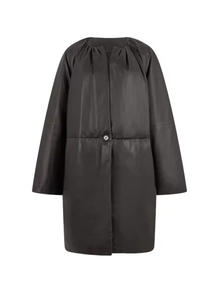 Palton Toteme din piele negru