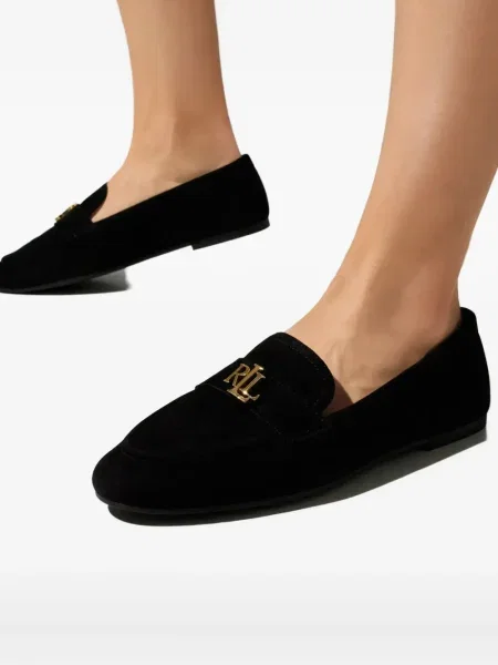 Pantofi loafer Lauren Ralph Lauren negru