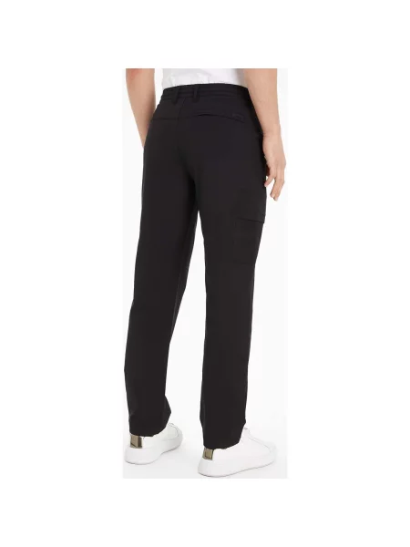 Pantaloni Calvin Klein Jeans stretch negru