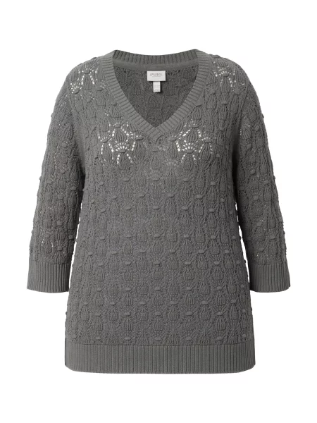 Ulla Popken Pulover închis gri