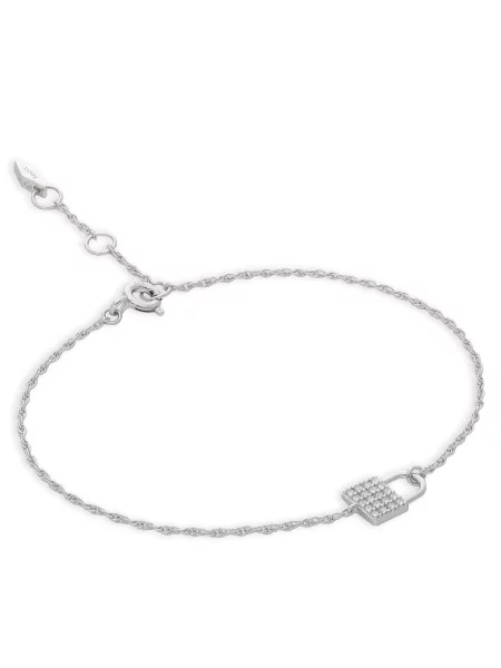 Браслет Fossil срібний