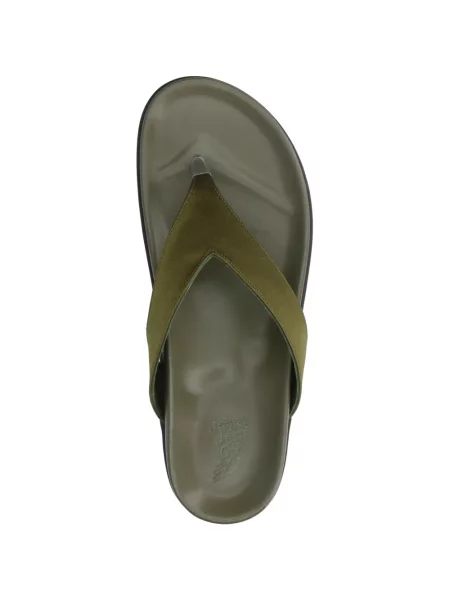 Sandale Ancient Greek Sandals din piele fără toc verde