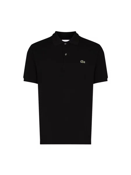 Koszulka polo Lacoste z krótkim rękawem czarna