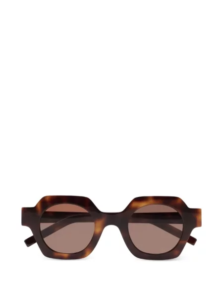 Ochelari de soare Kaleos cu imprimeu geometric maro