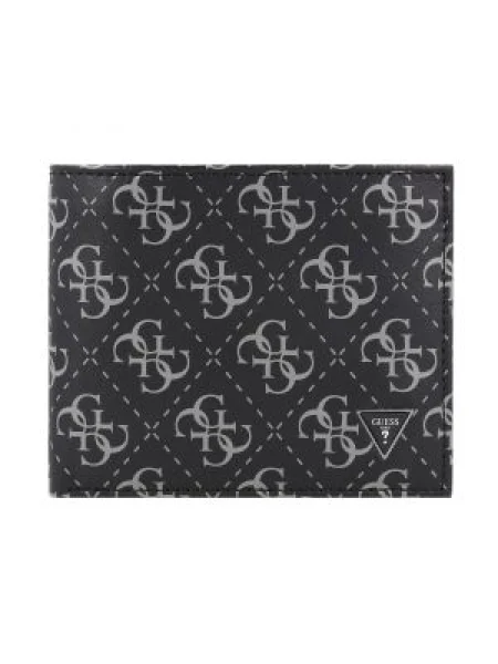 Guess Veľká pánska peňaženka Vezzola Leather Slg SMVELE čierna