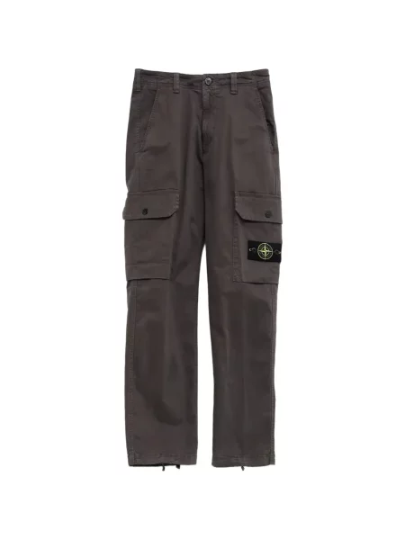 Pantaloni cargo Stone Island cu strasuri gri