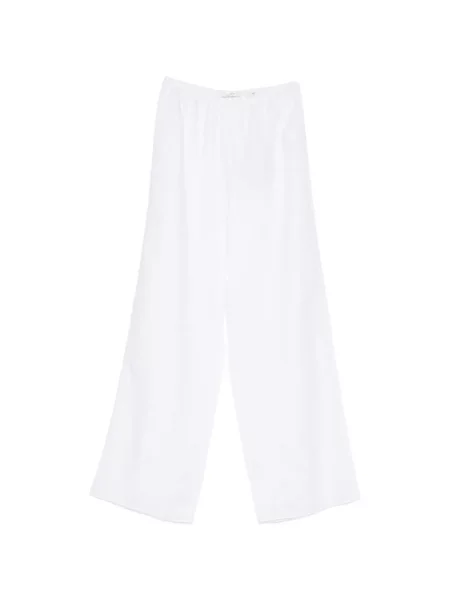 Pantaloni Dôen de in alb