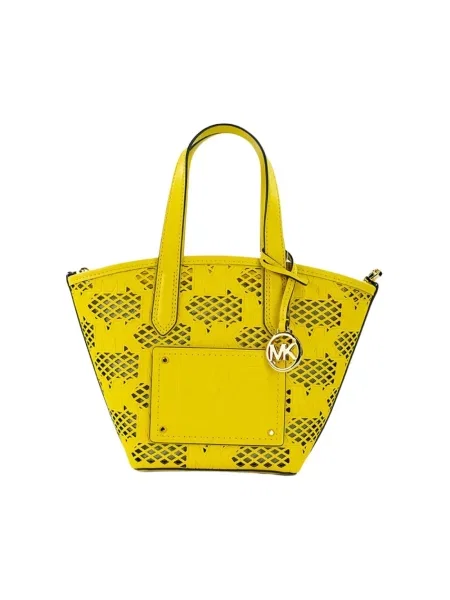 Torebka Michael Kors skórzana żółta