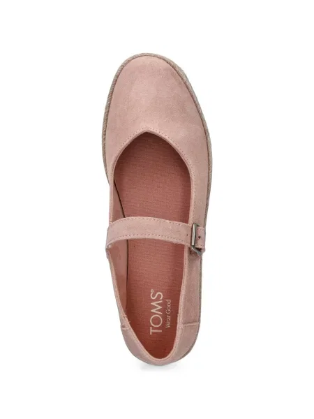 Dirželis espadrilės Toms su sagtimis rožinė