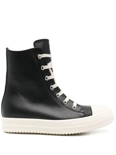 Sneakerși Rick Owens din piele negru
