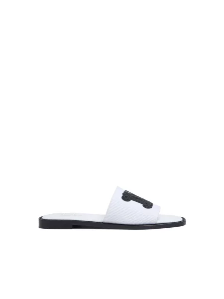 Klapki Max Mara białe