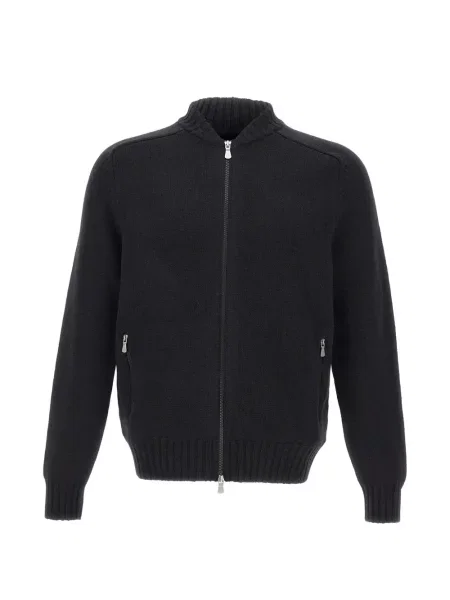 Gulerat cardigan Gran Sasso negru