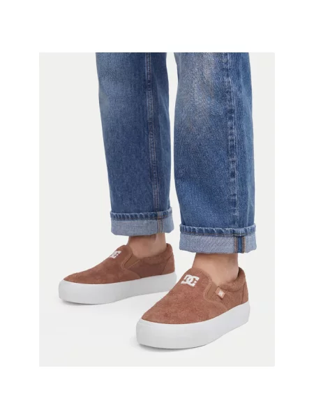 Tenisówki DC Shoes brązowe